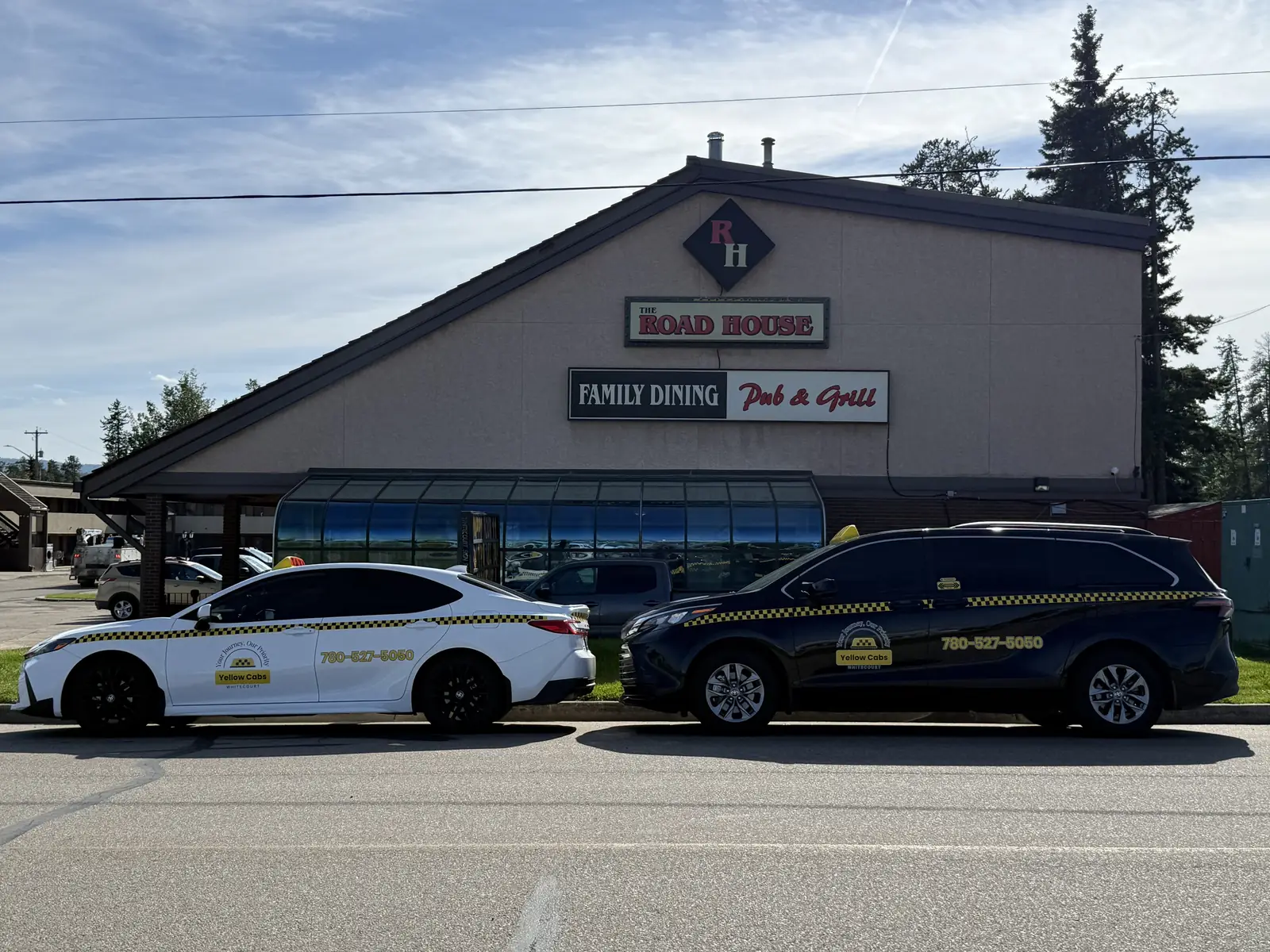 Yellow Cabs Whitecourt taxi vehicle